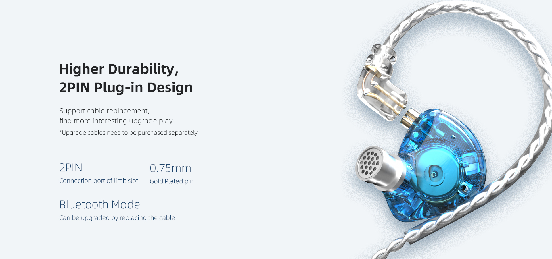 thumbnail interactive-video image 1 of KZ ZAX In-Ear Monitor Earphones - 16 Driver Hybrid (7BA + 1DD), HiFi Stereo, Detachable Cable, Noise Isolating, For Musicians & Audiophiles (Silver, No Mic) 1 of 12