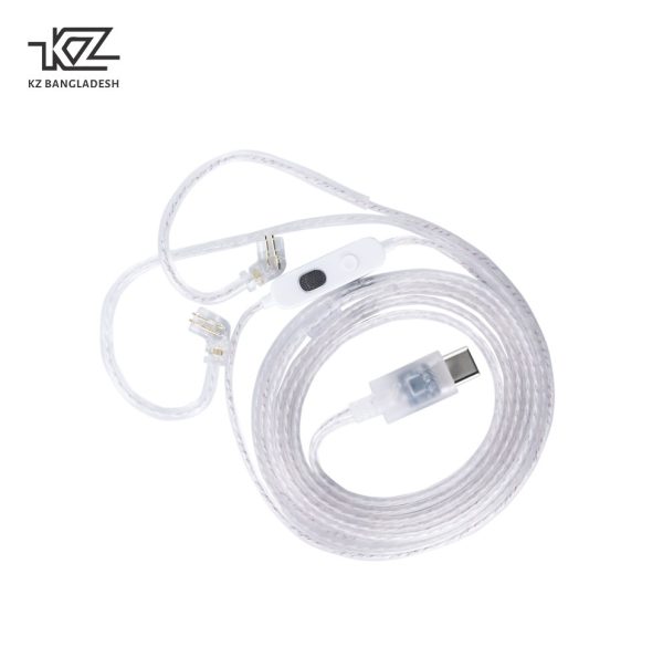 KZ M2 Type C OFC Silver Plated Cable Built in Omnidirectional Microphone